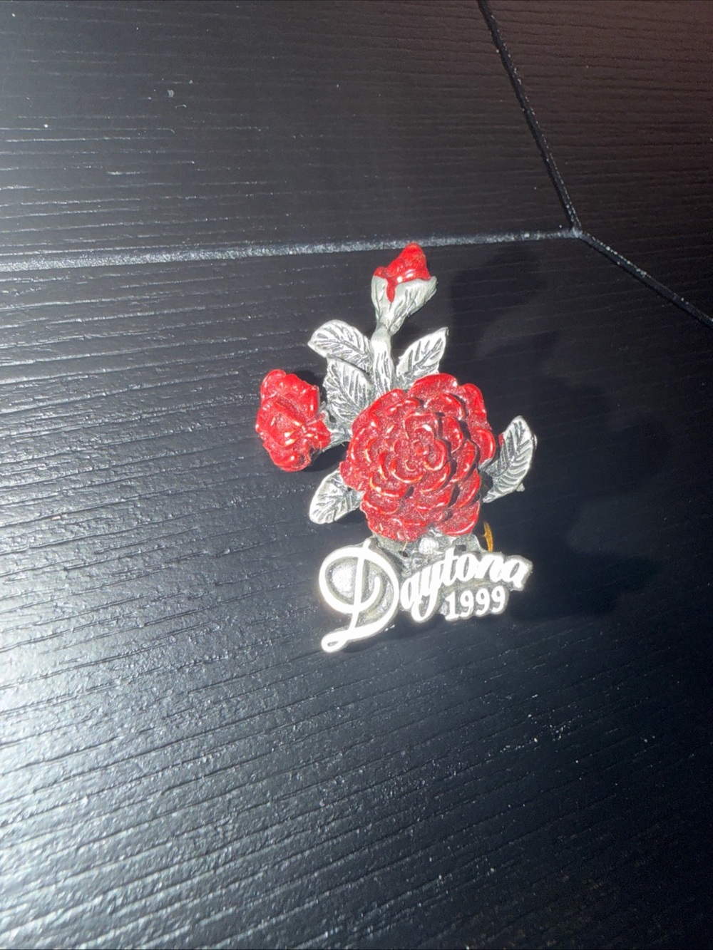 Daytona 1999 Red Rose Brooch - Women Jewelry
